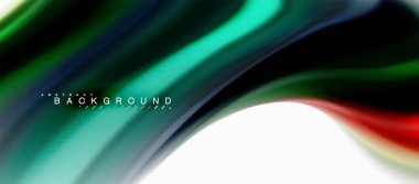 Sıvı sıvı karıştırma renkler konsepti üzerine açık gri renkli, eğri akışı, trendy soyut düzeni şablonu iş veya teknoloji sunu veya web broşür kapak için duvar kağıdı