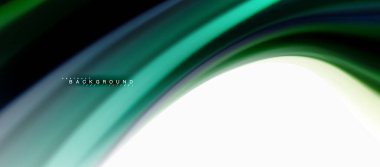 Sıvı sıvı karıştırma renkler konsepti üzerine açık gri renkli, eğri akışı, trendy soyut düzeni şablonu iş veya teknoloji sunu veya web broşür kapak için duvar kağıdı