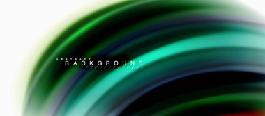 Sıvı sıvı karıştırma renkler konsepti üzerine açık gri renkli, eğri akışı, trendy soyut düzeni şablonu iş veya teknoloji sunu veya web broşür kapak için duvar kağıdı