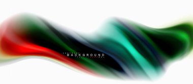 Sıvı sıvı karıştırma renkler konsepti üzerine açık gri renkli, eğri akışı, trendy soyut düzeni şablonu iş veya teknoloji sunu veya web broşür kapak için duvar kağıdı