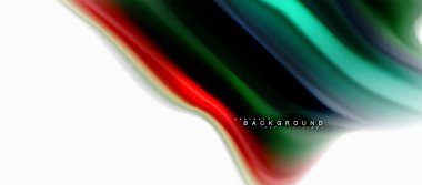 Sıvı sıvı karıştırma renkler konsepti üzerine açık gri renkli, eğri akışı, trendy soyut düzeni şablonu iş veya teknoloji sunu veya web broşür kapak için duvar kağıdı