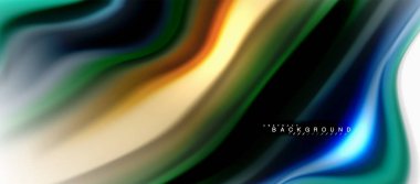 Sıvı sıvı karıştırma renkler konsepti üzerine açık gri renkli, eğri akışı, trendy soyut düzeni şablonu iş veya teknoloji sunu veya web broşür kapak için duvar kağıdı