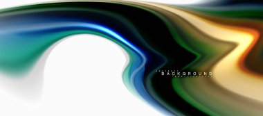 Sıvı sıvı karıştırma renkler konsepti üzerine açık gri renkli, eğri akışı, trendy soyut düzeni şablonu iş veya teknoloji sunu veya web broşür kapak için duvar kağıdı