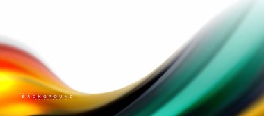 Sıvı sıvı karıştırma renkler konsepti üzerine açık gri renkli, eğri akışı, trendy soyut düzeni şablonu iş veya teknoloji sunu veya web broşür kapak için duvar kağıdı