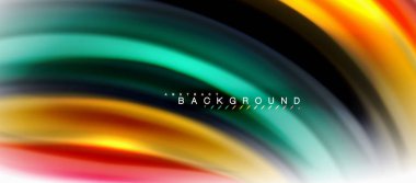 Sıvı sıvı karıştırma renkler konsepti üzerine açık gri renkli, eğri akışı, trendy soyut düzeni şablonu iş veya teknoloji sunu veya web broşür kapak için duvar kağıdı