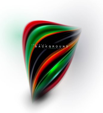 Sıvı sıvı karıştırma renkler konsepti üzerine açık gri renkli, dalga ve girdap eğrisi akışı satır, trendy soyut düzeni şablonu iş sunumu, app duvar kağıdı başlık sayfası, poster veya duvar kağıdı için