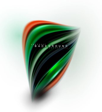 Sıvı sıvı karıştırma renkler konsepti üzerine açık gri renkli, dalga ve girdap eğrisi akışı satır, trendy soyut düzeni şablonu iş sunumu, app duvar kağıdı başlık sayfası, poster veya duvar kağıdı için