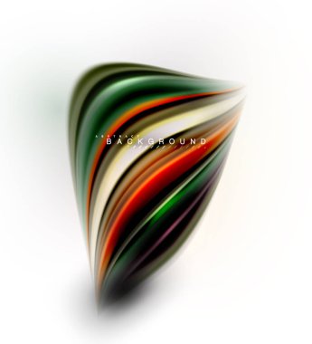 Sıvı sıvı karıştırma renkler konsepti üzerine açık gri renkli, dalga ve girdap eğrisi akışı satır, trendy soyut düzeni şablonu iş sunumu, app duvar kağıdı başlık sayfası, poster veya duvar kağıdı için