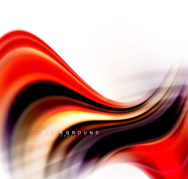 Sıvı sıvı karıştırma renkler konsepti üzerine açık gri renkli, dalga ve girdap eğrisi akışı satır, trendy soyut düzeni şablonu iş sunumu, app duvar kağıdı başlık sayfası, poster veya duvar kağıdı için