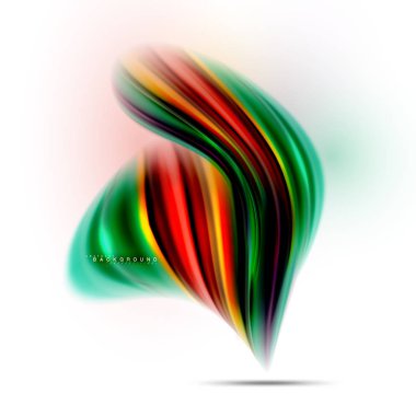 Sıvı sıvı karıştırma renkler konsepti üzerine açık gri renkli, dalga ve girdap eğrisi akışı satır, trendy soyut düzeni şablonu iş sunumu, app duvar kağıdı başlık sayfası, poster veya duvar kağıdı için