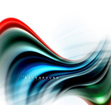 Sıvı sıvı karıştırma renkler konsepti üzerine açık gri renkli, dalga ve girdap eğrisi akışı satır, trendy soyut düzeni şablonu iş sunumu, app duvar kağıdı başlık sayfası, poster veya duvar kağıdı için