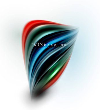 Sıvı sıvı karıştırma renkler konsepti üzerine açık gri renkli, dalga ve girdap eğrisi akışı satır, trendy soyut düzeni şablonu iş sunumu, app duvar kağıdı başlık sayfası, poster veya duvar kağıdı için