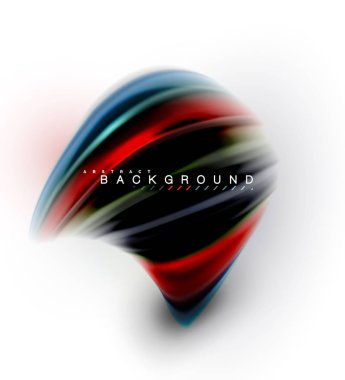 Sıvı sıvı karıştırma renkler konsepti üzerine açık gri renkli, dalga ve girdap eğrisi akışı satır, trendy soyut düzeni şablonu iş sunumu, app duvar kağıdı başlık sayfası, poster veya duvar kağıdı için