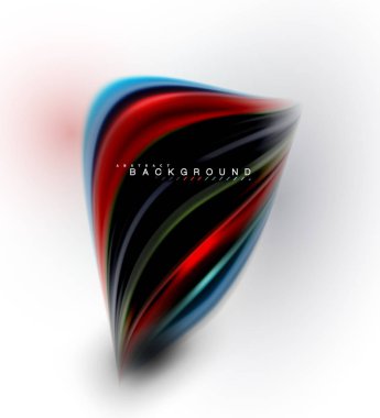 Sıvı sıvı karıştırma renkler konsepti üzerine açık gri renkli, dalga ve girdap eğrisi akışı satır, trendy soyut düzeni şablonu iş sunumu, app duvar kağıdı başlık sayfası, poster veya duvar kağıdı için