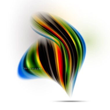 Sıvı sıvı karıştırma renkler konsepti üzerine açık gri renkli, dalga ve girdap eğrisi akışı satır, trendy soyut düzeni şablonu iş sunumu, app duvar kağıdı başlık sayfası, poster veya duvar kağıdı için