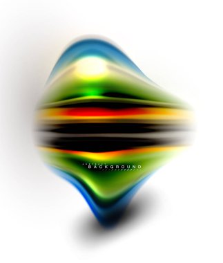 Sıvı sıvı karıştırma renkler konsepti üzerine açık gri renkli, dalga ve girdap eğrisi akışı satır, trendy soyut düzeni şablonu iş sunumu, app duvar kağıdı başlık sayfası, poster veya duvar kağıdı için