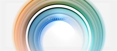 Gökkuşağı sıvı renkli arka plan - girdap ve daireler, bükülmüş sıvı renkler, renkli mermer veya plastik dalgalı doku zemin, çok renkli şablonu için iş veya teknoloji