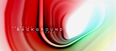 Gökkuşağı sıvı soyut girdap şekli, bükülmüş sıvı renkler tasarım, renkli mermer veya plastik dalgalı doku arka plan, çok renkli şablonu için iş veya teknoloji sunu veya web broşürü