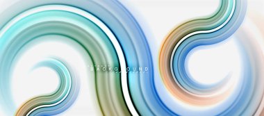 Gökkuşağı sıvı renkli arka plan - girdap ve daireler, bükülmüş sıvı renkler, renkli mermer veya plastik dalgalı doku zemin, çok renkli şablonu için iş veya teknoloji