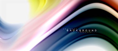 Gökkuşağı sıvı renk arka plan Bükülü sıvı tasarım, renkli mermer veya plastik dalgalı doku zemin, çok renkli şablonu için iş veya teknoloji sunu veya web broşür kapak