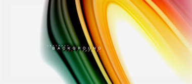 Gökkuşağı sıvı renk arka plan Bükülü sıvı tasarım, renkli mermer veya plastik dalgalı doku zemin, çok renkli şablonu için iş veya teknoloji sunu veya web broşür kapak