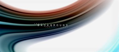 Gökkuşağı sıvı renk arka plan Bükülü sıvı tasarım, renkli mermer veya plastik dalgalı doku zemin, çok renkli şablonu için iş veya teknoloji sunu veya web broşür kapak