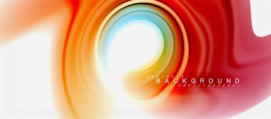 Gökkuşağı sıvı renk arka plan Bükülü sıvı tasarım, renkli mermer veya plastik dalgalı doku zemin, çok renkli şablonu için iş veya teknoloji sunu veya web broşür kapak