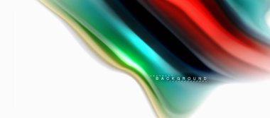 Sıvı sıvı karıştırma renkler konsepti üzerine açık gri renkli, eğri akışı, trendy soyut düzeni şablonu iş veya teknoloji sunu veya web broşür kapak için duvar kağıdı