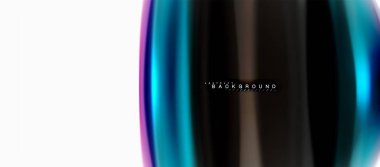 Sıvı sıvı karıştırma renkler konsepti üzerine açık gri renkli, eğri akışı, trendy soyut düzeni şablonu iş veya teknoloji sunu veya web broşür kapak için duvar kağıdı