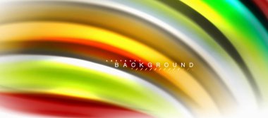 Sıvı sıvı karıştırma renkler konsepti üzerine açık gri renkli, eğri akışı, trendy soyut düzeni şablonu iş veya teknoloji sunu veya web broşür kapak için duvar kağıdı