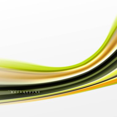 Sıvı sıvı karıştırma renkler konsepti üzerine açık gri renkli, eğri akışı, trendy soyut düzeni şablonu iş veya teknoloji sunu veya web broşür kapak için duvar kağıdı