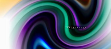 Sıvı sıvı karıştırma renkler konsepti üzerine açık gri renkli, eğri akışı, trendy soyut düzeni şablonu iş veya teknoloji sunu veya web broşür kapak için duvar kağıdı