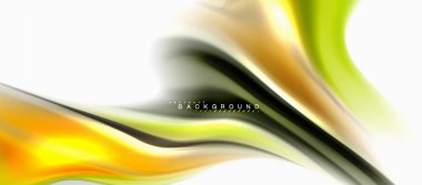 Sıvı sıvı karıştırma renkler konsepti üzerine açık gri renkli, eğri akışı, trendy soyut düzeni şablonu iş veya teknoloji sunu veya web broşür kapak için duvar kağıdı