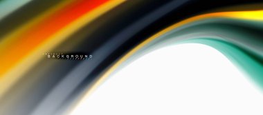 Sıvı sıvı karıştırma renkler konsepti üzerine açık gri renkli, eğri akışı, trendy soyut düzeni şablonu iş veya teknoloji sunu veya web broşür kapak için duvar kağıdı