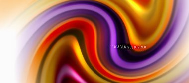 Sıvı sıvı karıştırma renkler konsepti üzerine açık gri renkli, eğri akışı, trendy soyut düzeni şablonu iş veya teknoloji sunu veya web broşür kapak için duvar kağıdı