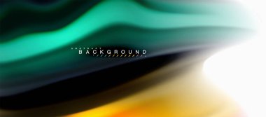 Sıvı sıvı karıştırma renkler konsepti üzerine açık gri renkli, eğri akışı, trendy soyut düzeni şablonu iş veya teknoloji sunu veya web broşür kapak için duvar kağıdı