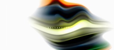 Sıvı sıvı karıştırma renkler konsepti üzerine açık gri renkli, eğri akışı, trendy soyut düzeni şablonu iş veya teknoloji sunu veya web broşür kapak için duvar kağıdı