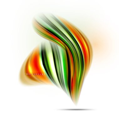 Sıvı sıvı karıştırma renkler konsepti üzerine açık gri renkli, dalga ve girdap eğrisi akışı satır, trendy soyut düzeni şablonu iş sunumu, app duvar kağıdı başlık sayfası, poster veya duvar kağıdı için