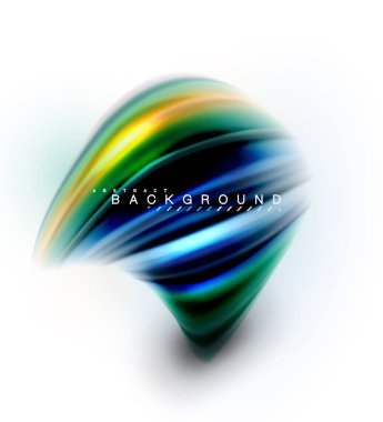 Sıvı sıvı karıştırma renkler konsepti üzerine açık gri renkli, dalga ve girdap eğrisi akışı satır, trendy soyut düzeni şablonu iş sunumu, app duvar kağıdı başlık sayfası, poster veya duvar kağıdı için