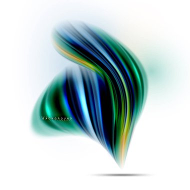 Sıvı sıvı karıştırma renkler konsepti üzerine açık gri renkli, dalga ve girdap eğrisi akışı satır, trendy soyut düzeni şablonu iş sunumu, app duvar kağıdı başlık sayfası, poster veya duvar kağıdı için