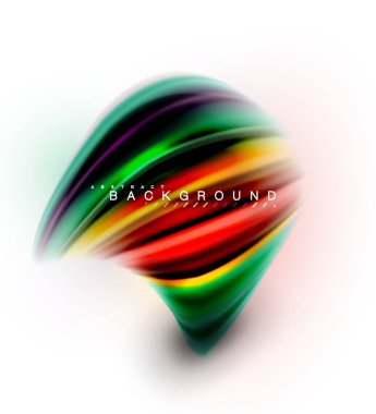 Sıvı sıvı karıştırma renkler konsepti üzerine açık gri renkli, dalga ve girdap eğrisi akışı satır, trendy soyut düzeni şablonu iş sunumu, app duvar kağıdı başlık sayfası, poster veya duvar kağıdı için