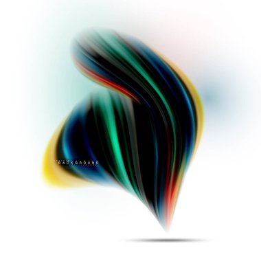 Sıvı sıvı karıştırma renkler konsepti üzerine açık gri renkli, dalga ve girdap eğrisi akışı satır, trendy soyut düzeni şablonu iş sunumu, app duvar kağıdı başlık sayfası, poster veya duvar kağıdı için