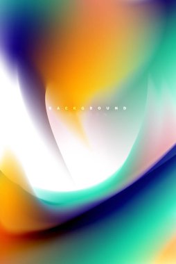 Holografik boya patlama tasarım, akışkan akışı, renkli fırtına renkler. Sıvı karıştırma renkler hareket kavramı, Modern arka plan düzeni şablonu iş sunumu, app duvar kağıdı afiş için