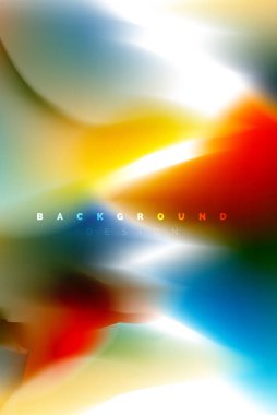 Holografik boya patlama tasarım, akışkan akışı, renkli fırtına renkler. Sıvı karıştırma renkler hareket kavramı, Modern arka plan düzeni şablonu iş sunumu, app duvar kağıdı afiş için