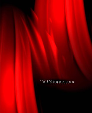 Neon parlayan dalga, sihirli enerji ve ışık arka plan. Vektör duvar kağıdı şablonu