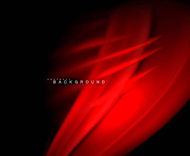 Neon parlayan dalga, sihirli enerji ve ışık arka plan. Vektör duvar kağıdı şablonu, illüstrasyon