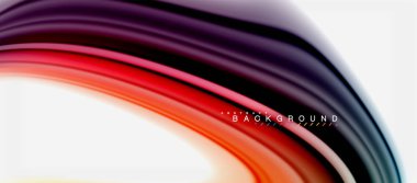 Gökkuşağı sıvı renk arka plan Bükülü sıvı tasarım, renkli mermer veya plastik dalgalı doku zemin, çok renkli şablonu için iş veya teknoloji sunu veya web broşür kapak