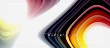 Gökkuşağı sıvı renk arka plan Bükülü sıvı tasarım, renkli mermer veya plastik dalgalı doku zemin, çok renkli şablonu için iş veya teknoloji sunu veya web broşür kapak