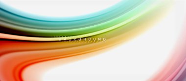 Gökkuşağı sıvı renk arka plan Bükülü sıvı tasarım, renkli mermer veya plastik dalgalı doku zemin, çok renkli şablonu için iş veya teknoloji sunu veya web broşür kapak