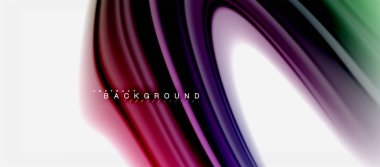 Gökkuşağı sıvı renk arka plan Bükülü sıvı tasarım, renkli mermer veya plastik dalgalı doku zemin, çok renkli şablonu için iş veya teknoloji sunu veya web broşür kapak